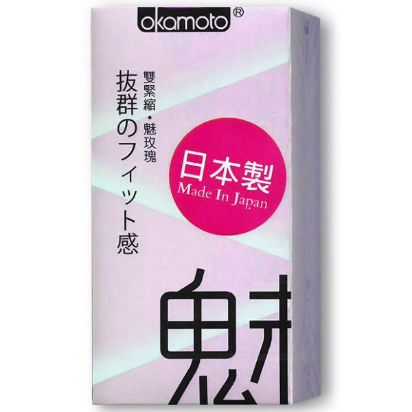 岡本Okamoto-玫瑰花紋保險套-魅10入