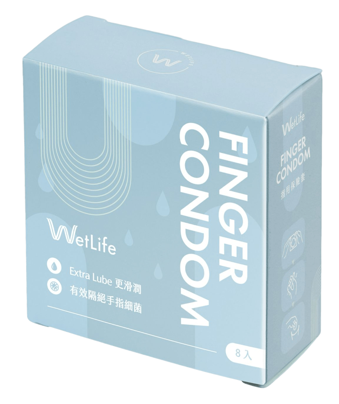 Wetlife｜指用保險套 Finder Condom (8入)