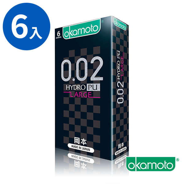 岡本Okamoto｜0.02-L Hydro水感勁薄(6片/盒)